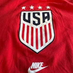 Nike Red USA Soccer Graphic T-Shirt